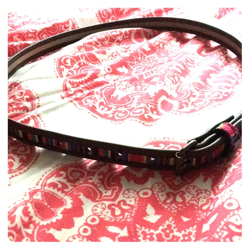 Trendy, multi-colored belt